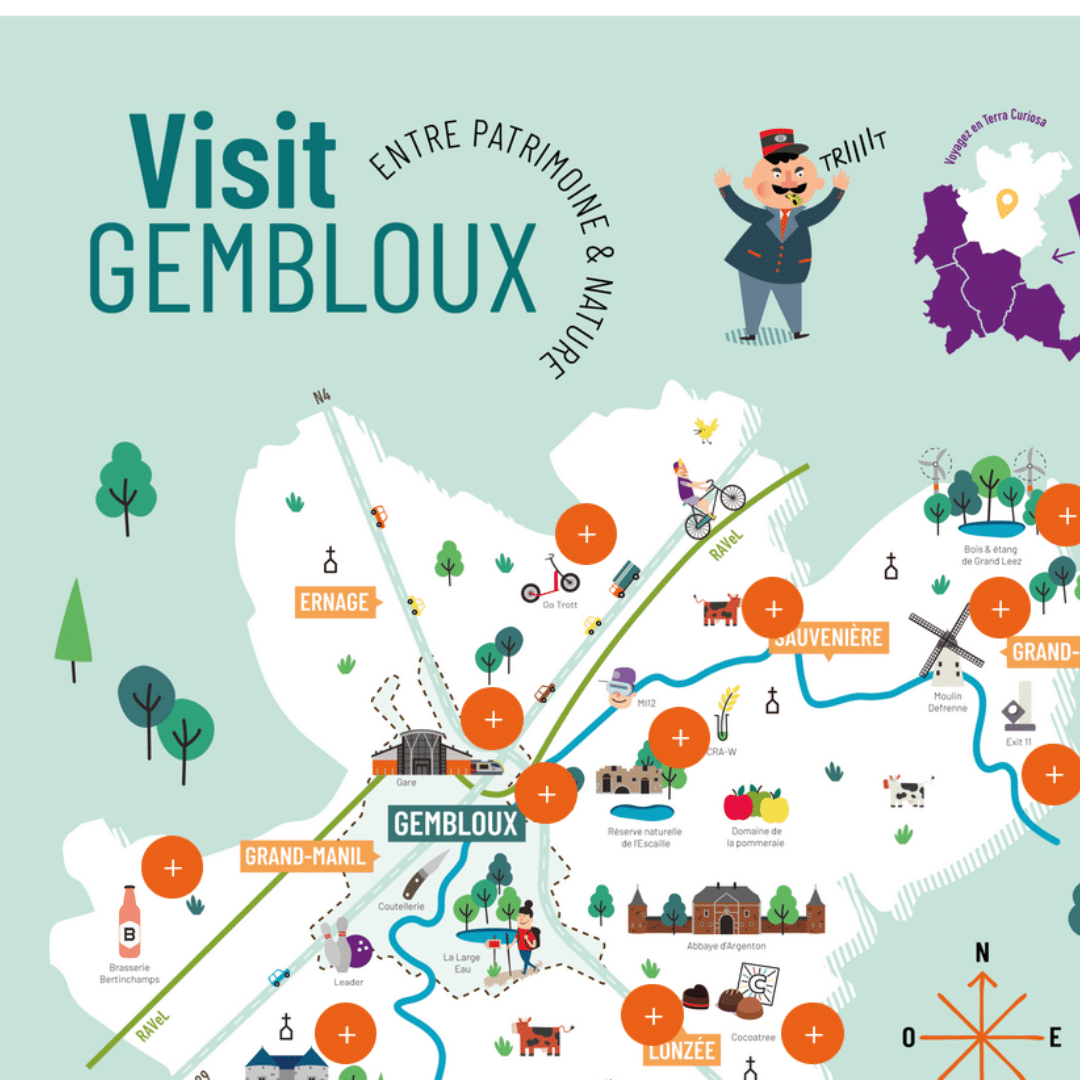 Carte territoire Visit Gembloux