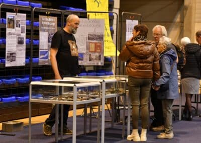 exposition lors des Journées de la Coutellerie à Gembloux