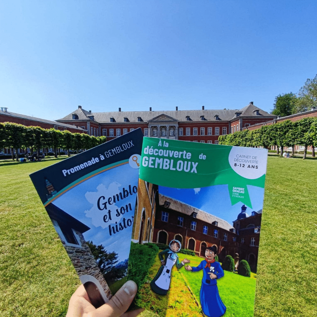 Abbaye de Gembloux avec nos brochures