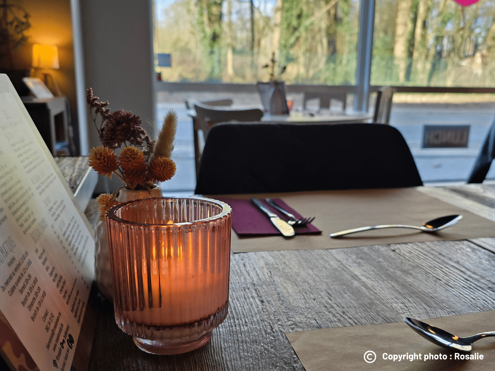 intérieur du restaurant Rosalie