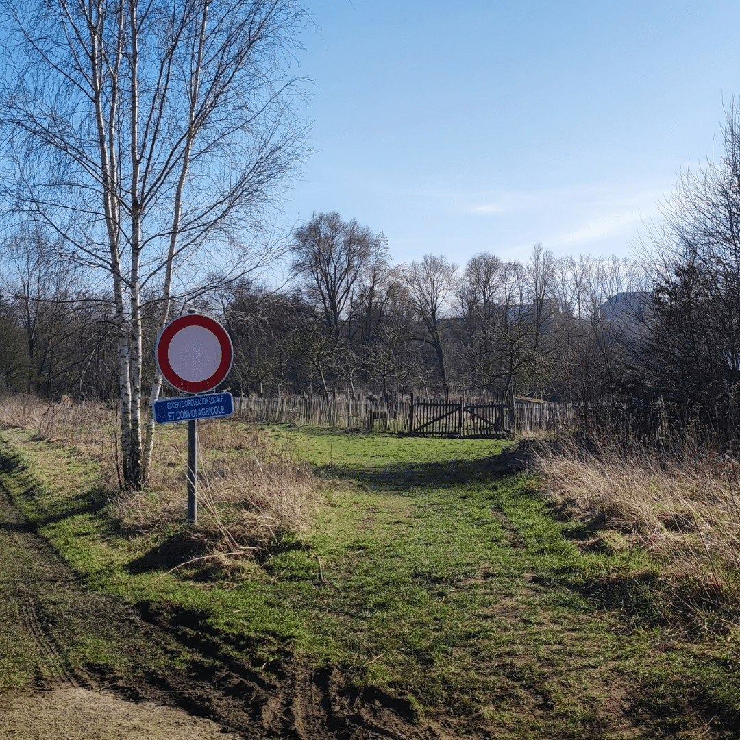 Réserve naturelle de l'Escaille à Gembloux (entrée)